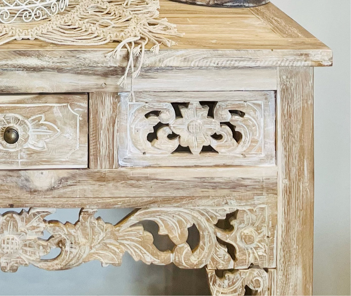 Wooden Hall/Entrance Table Indigo Star Creations Boho Inspired