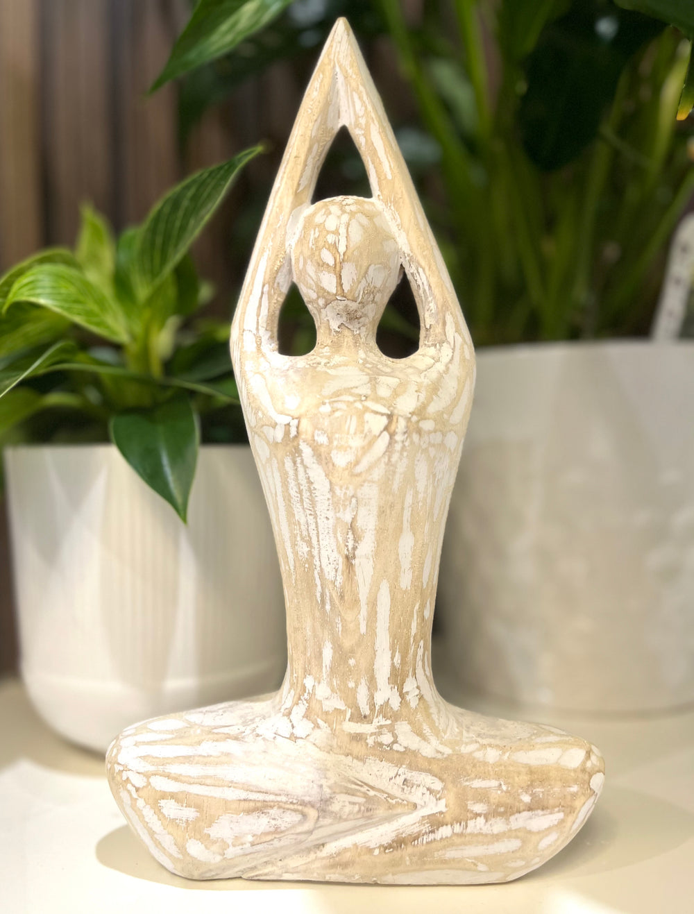 Wooden Yoga  Lady