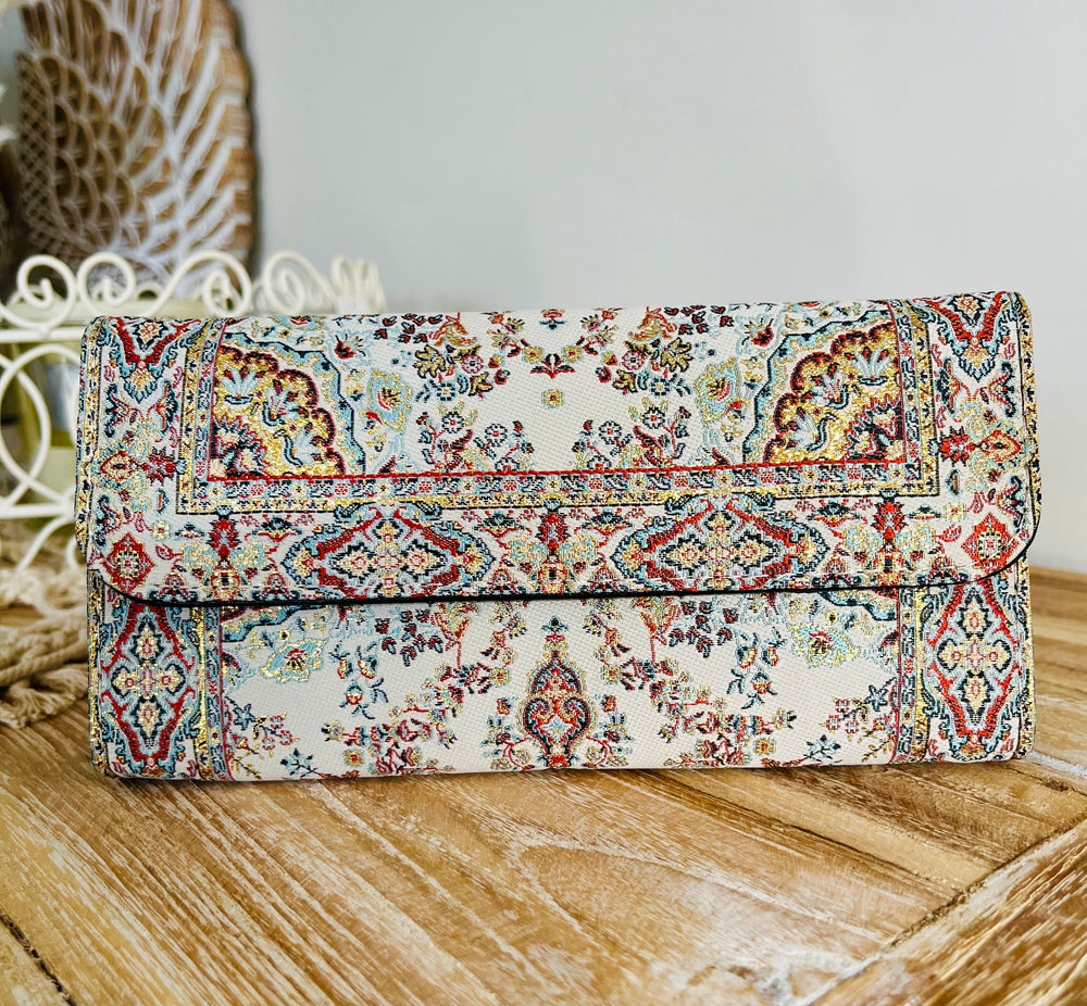 
                  
                    Boho Woven Fabric Purse/Wallet
                  
                
