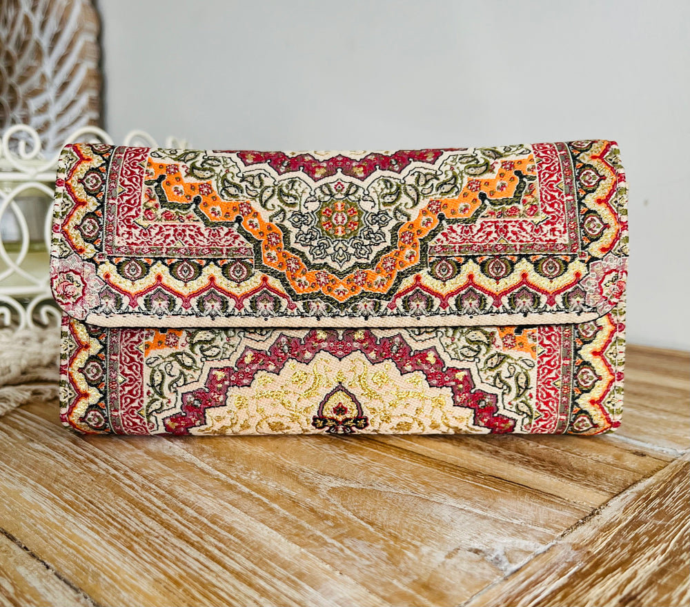 
                  
                    Boho Woven Fabric Purse/Wallet
                  
                