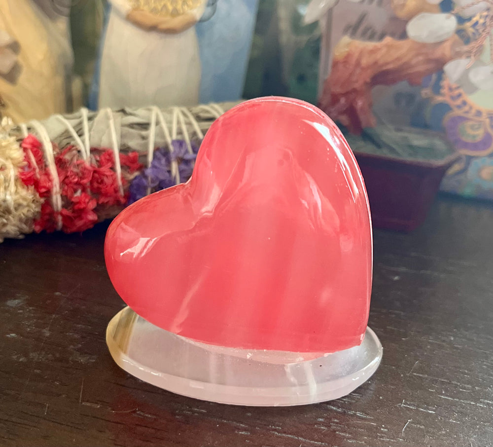 Onyx Love Heart on Stand