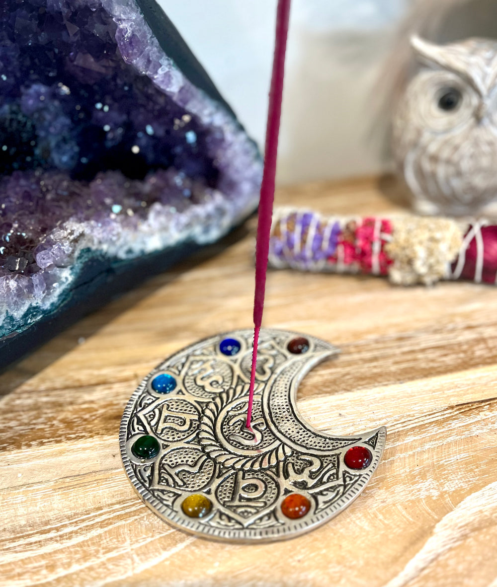 Celestial Moon Incense Holder