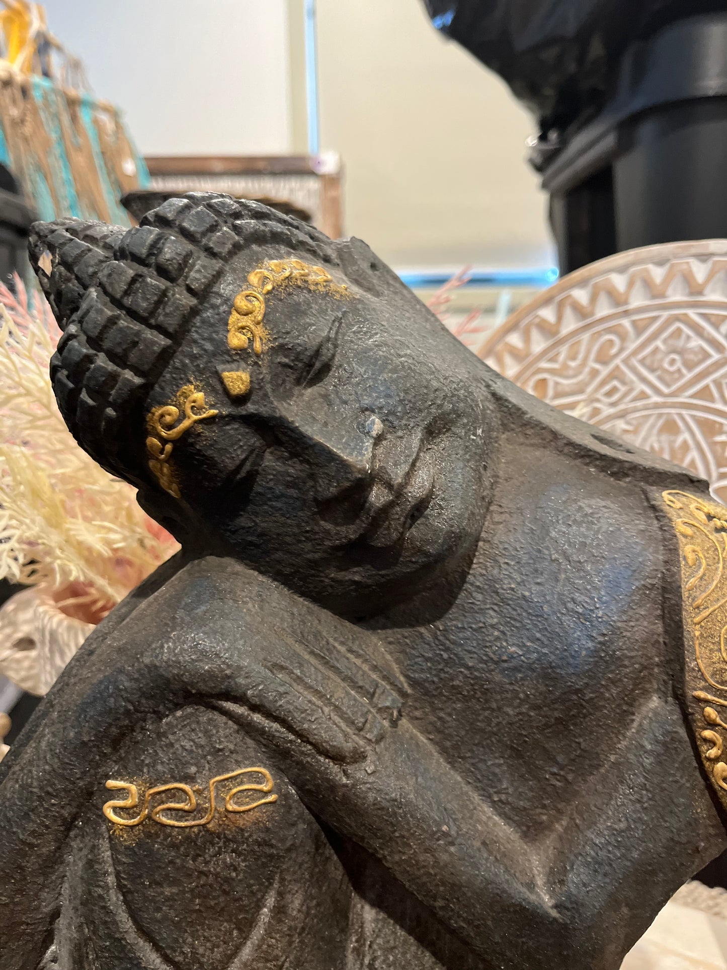 
                  
                    Carved Wooden Sitting Buddha
                  
                