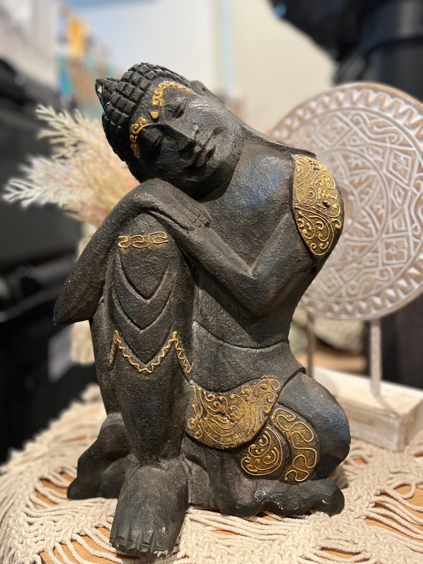
                  
                    Carved Wooden Sitting Buddha
                  
                