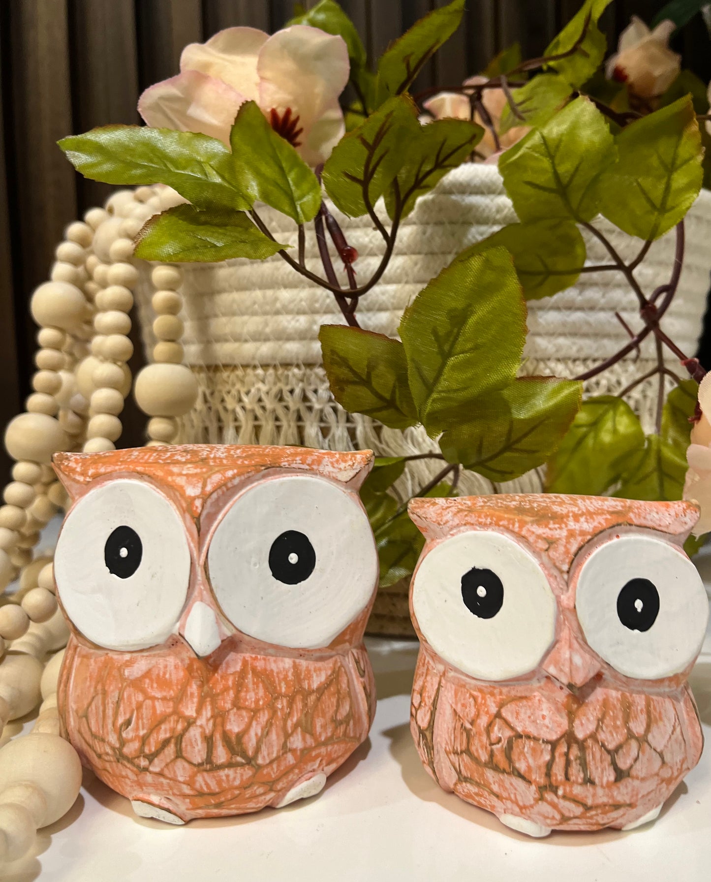 
                  
                    Set of 3 Wooden owls
                  
                