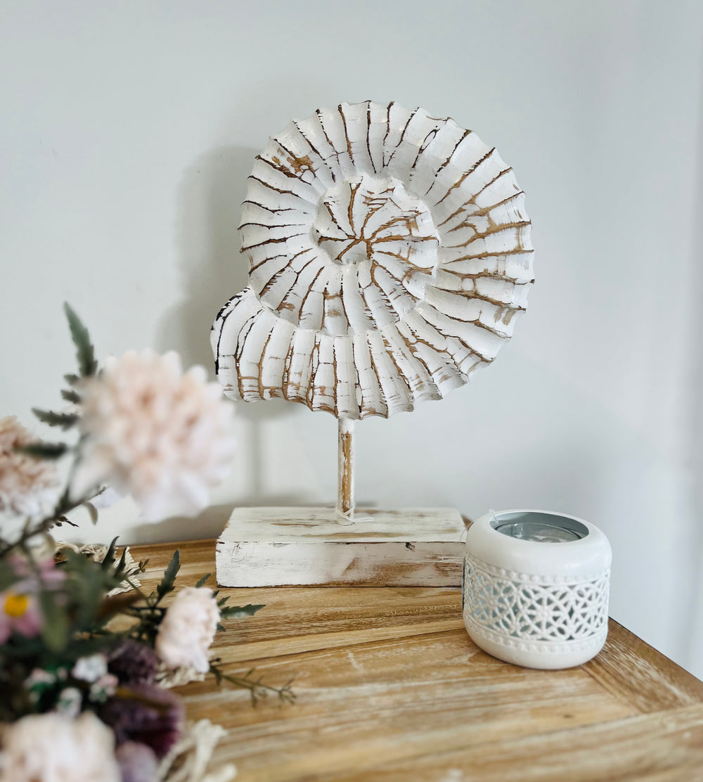 Wooden Decorative Sea Shell