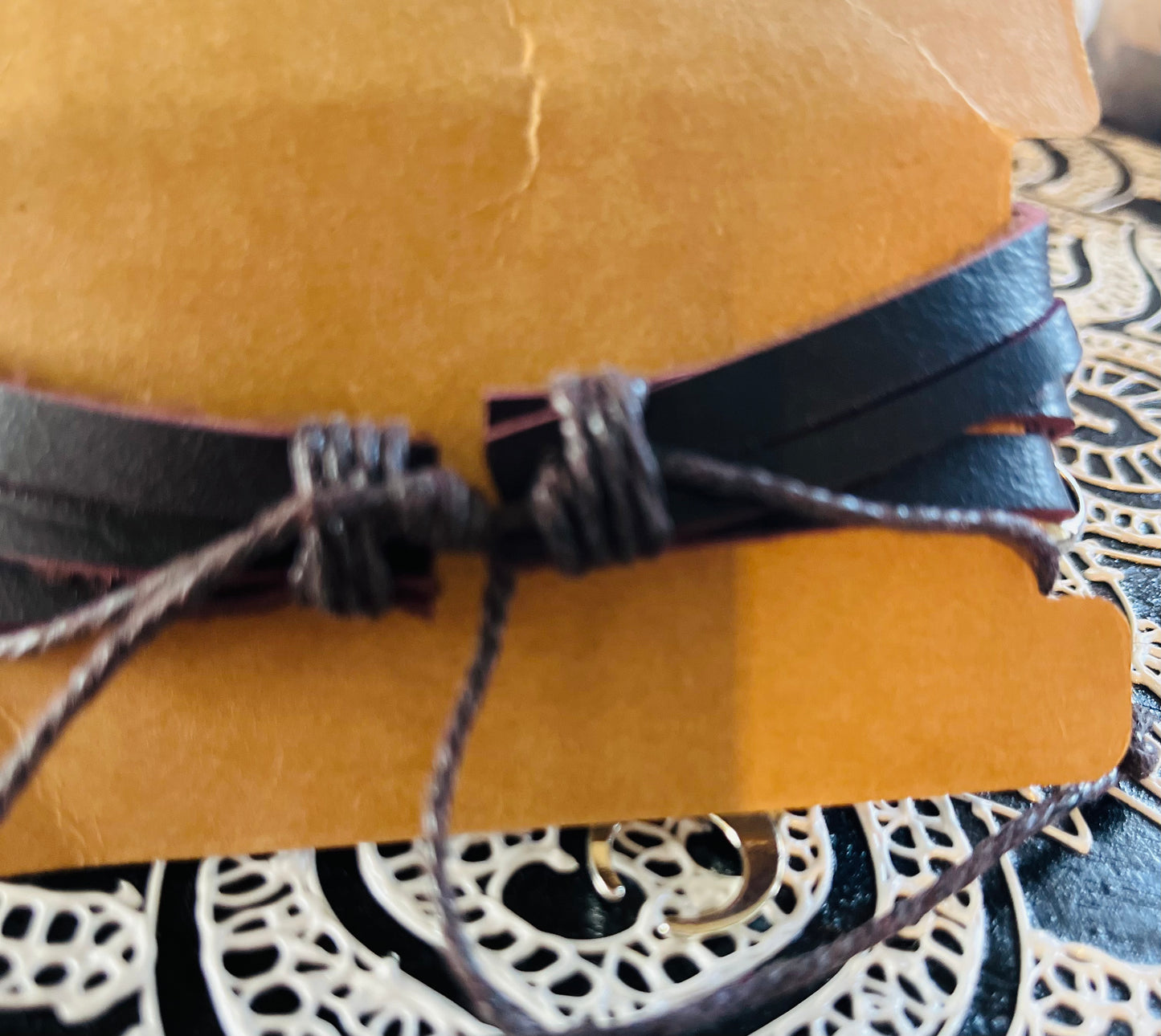 
                  
                    Boho Style Faux Leather Bracelet
                  
                