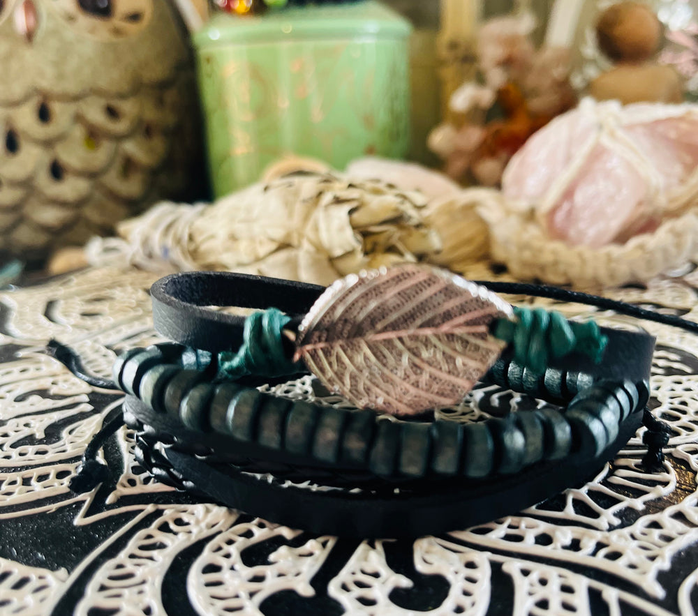
                  
                    Boho Faux Leather Bracelet Set
                  
                
