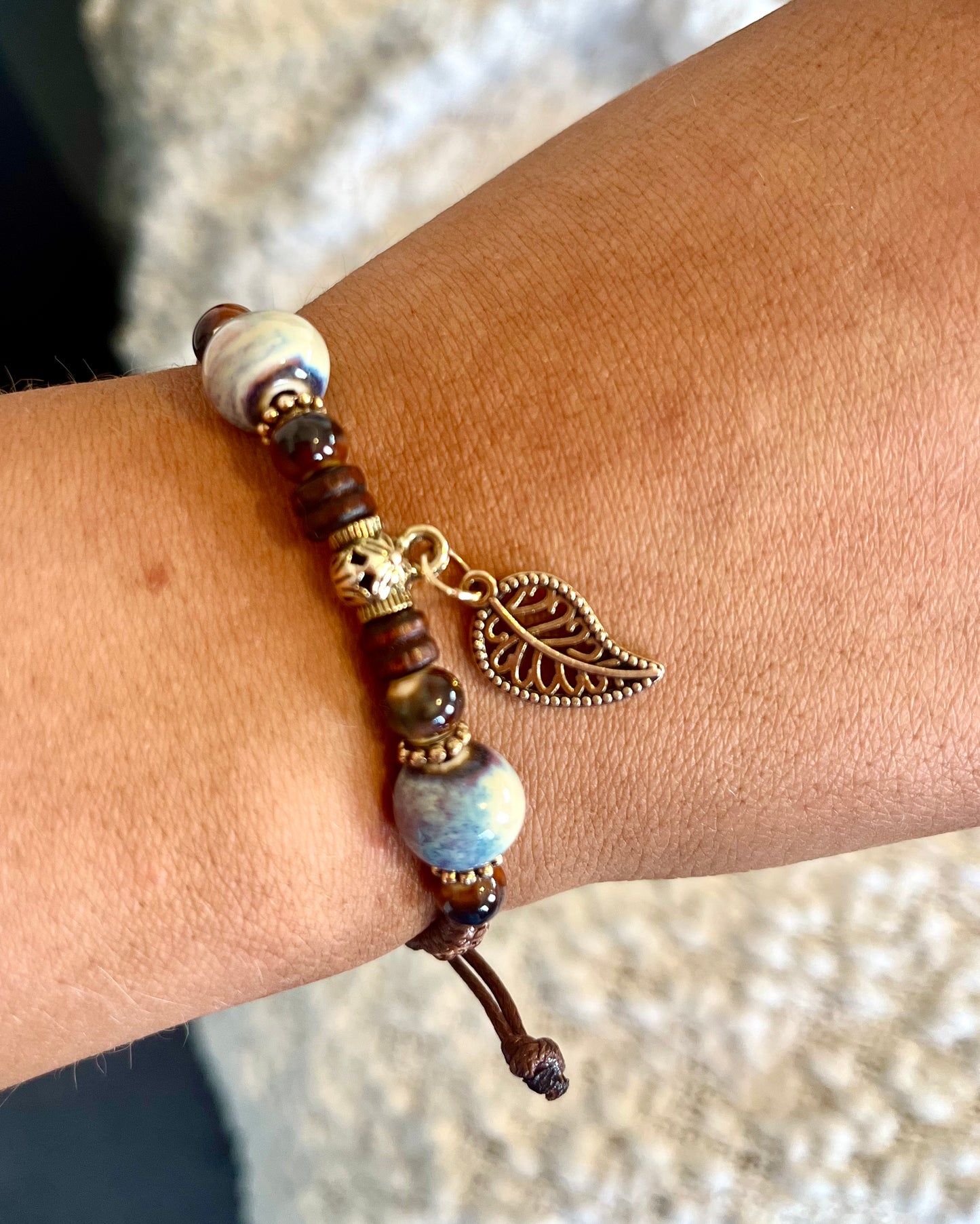 
                  
                    Boho Faux Leather Bracelet
                  
                