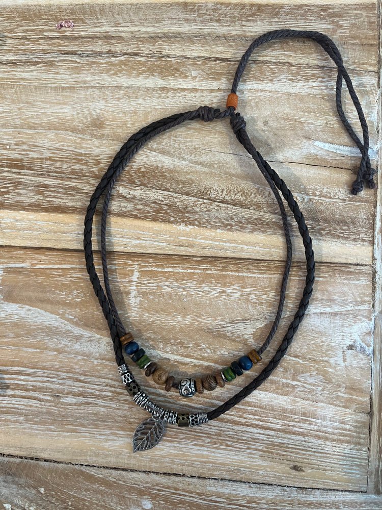 
                  
                    Boho Woven Necklace
                  
                