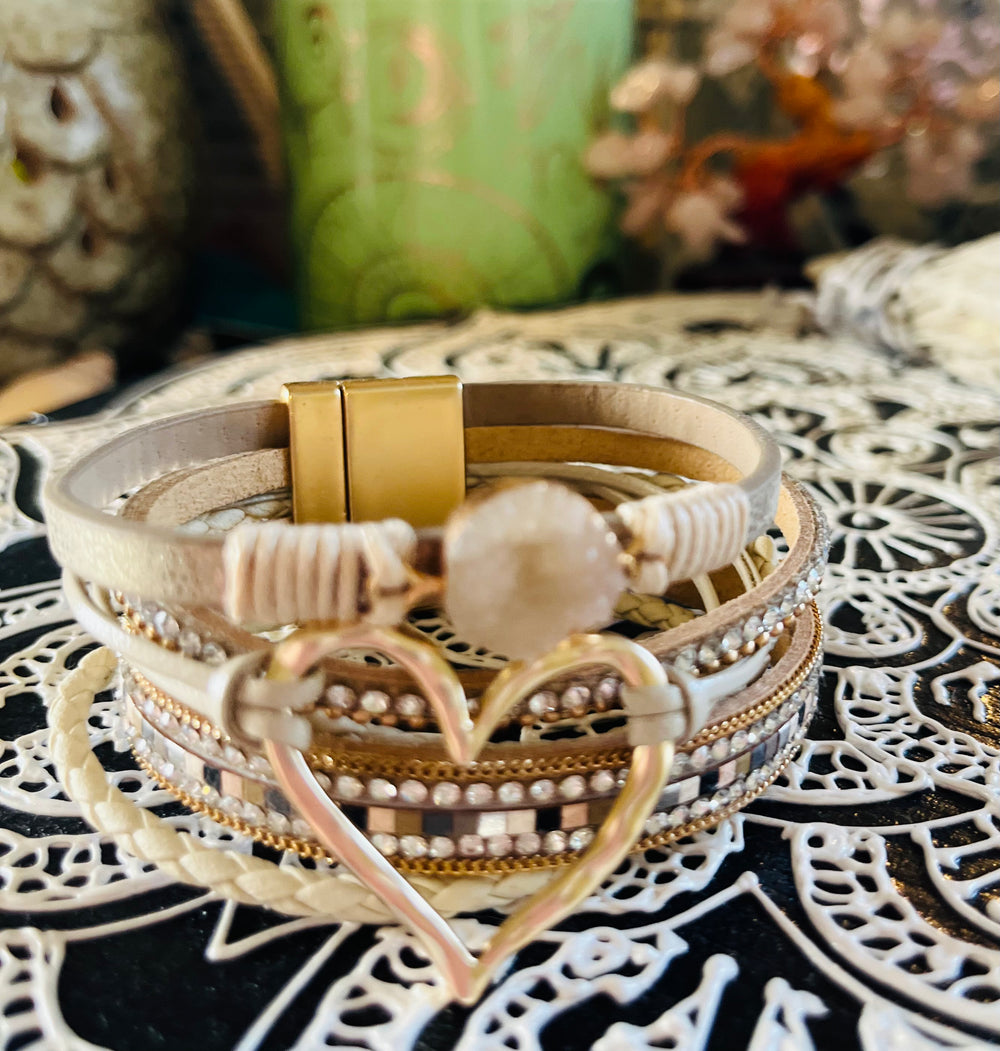 Boho Inspired layered Bracelet