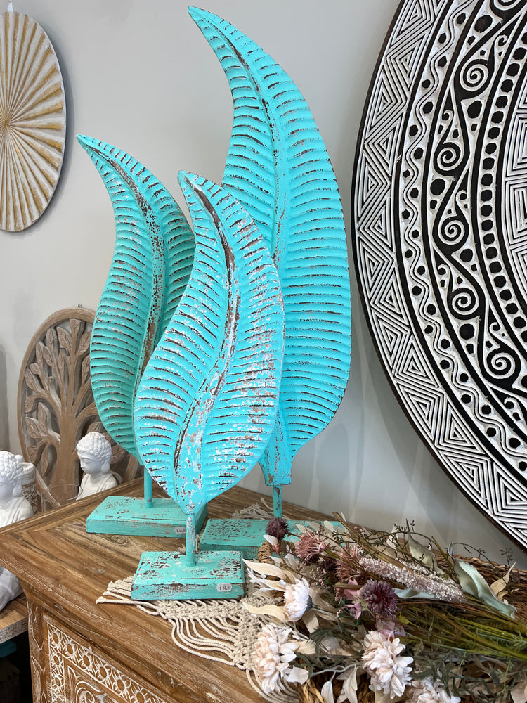 
                  
                    Boho Wooden Decorative Leaf
                  
                