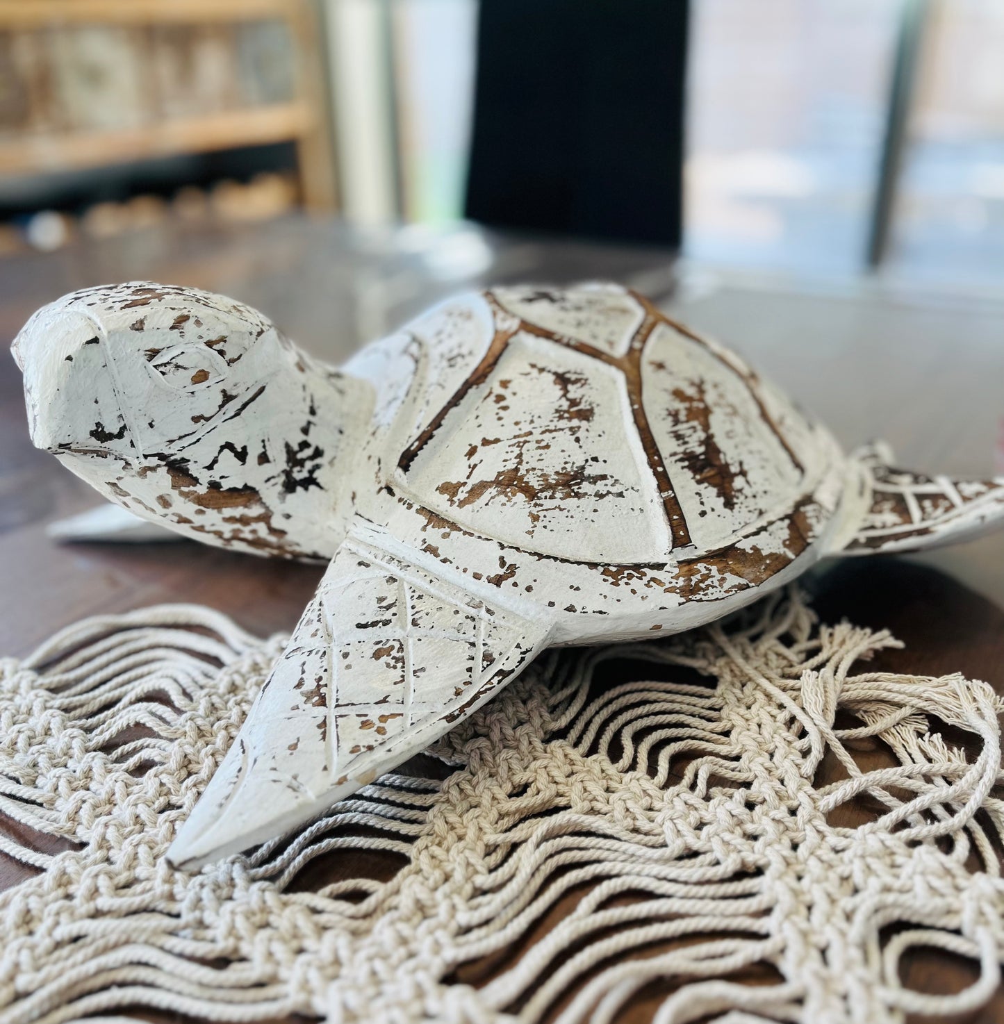 
                  
                    Wooden Carved Turtle
                  
                