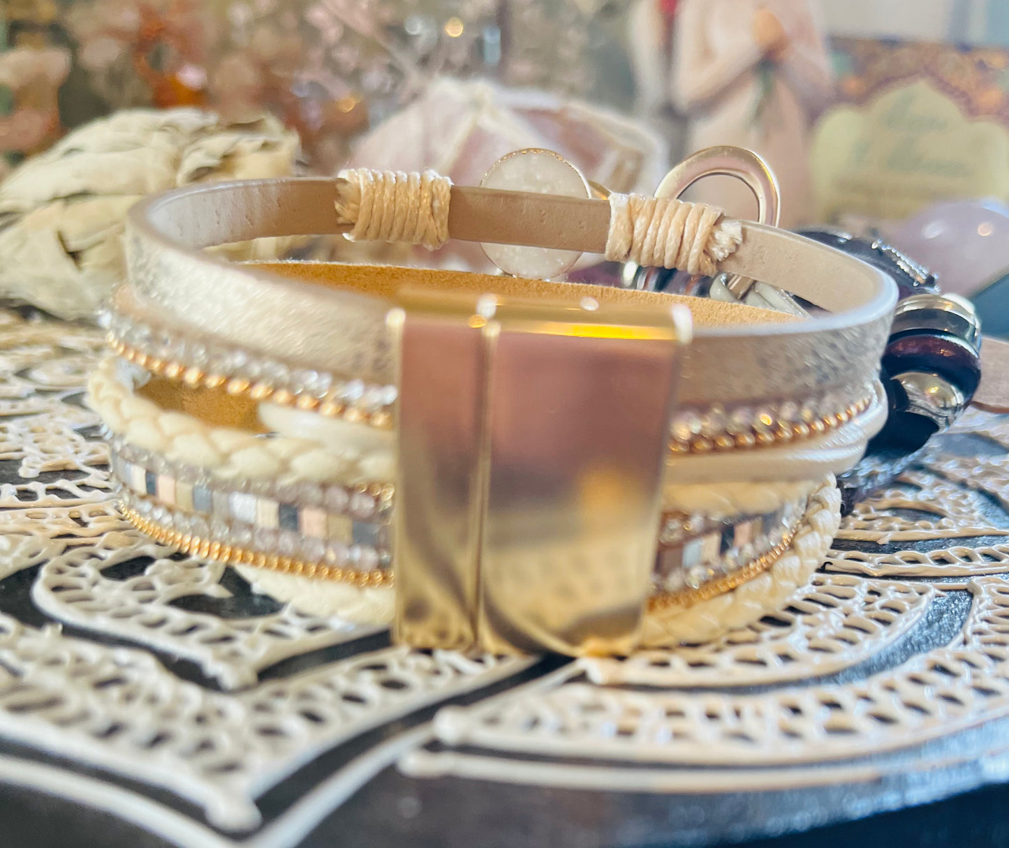 
                  
                    Boho Inspired layered Bracelet
                  
                