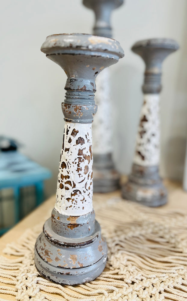 
                  
                    Wooden Pillar Candle Stand
                  
                