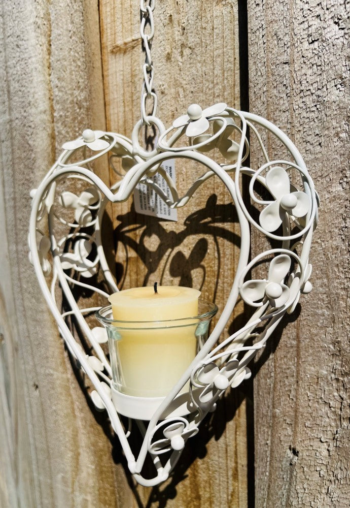 
                  
                    Hanging love heart tea light holder
                  
                