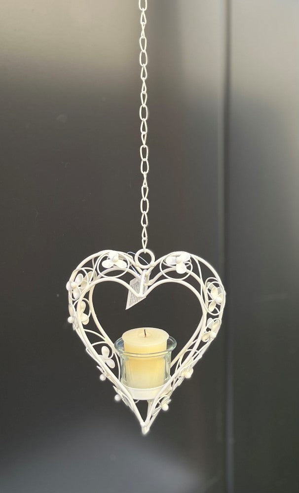 
                  
                    Hanging love heart tea light holder
                  
                