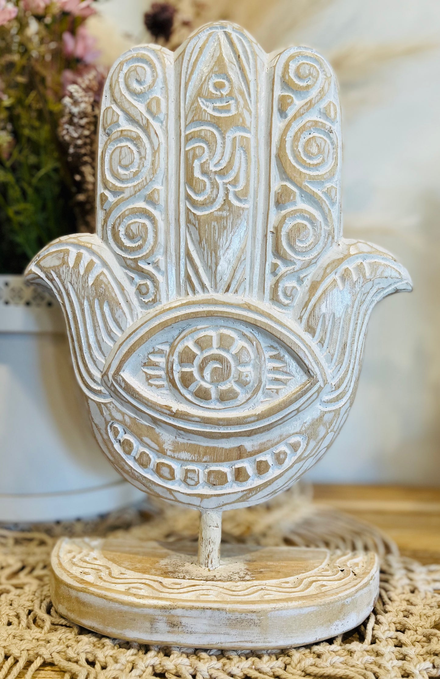 
                  
                    Wooden.Hamsa Hand
                  
                